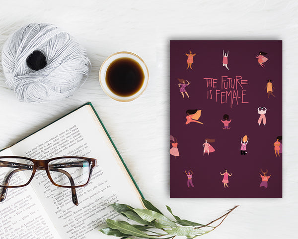 The future is female Women Empowerment Customizable Greeting Card