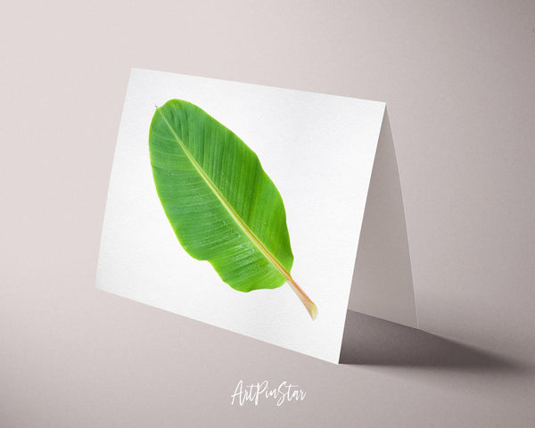 Banana leaf Botanical Garden Customized Greeting Card