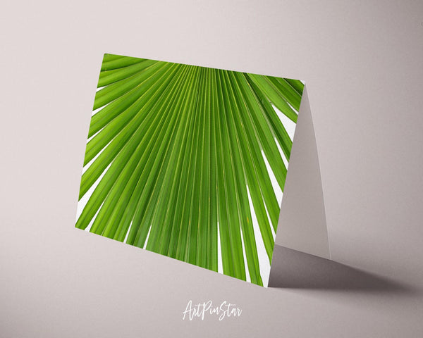 Palm Leaf Botanical Garden Customized Greeting Card