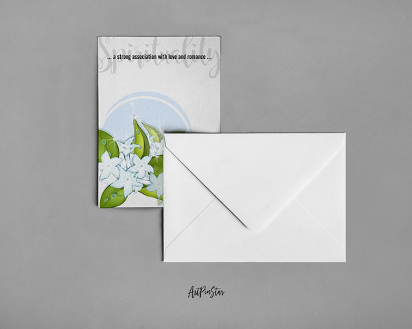 Jasmine Flower Meanings Symbolism Customized Gift Cards