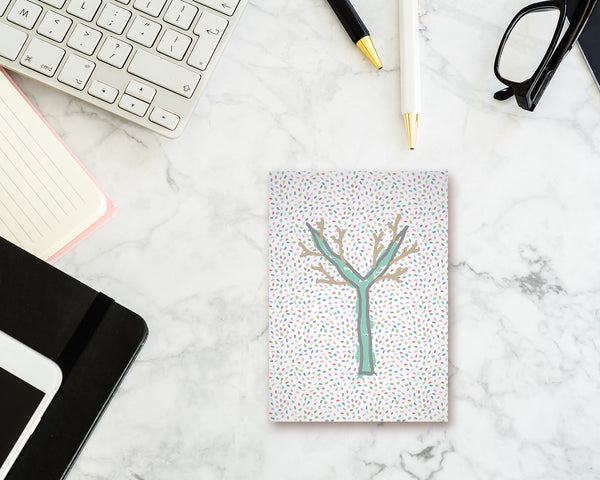 Alphabet Forest Letter Y Animal Monogram Note Cards