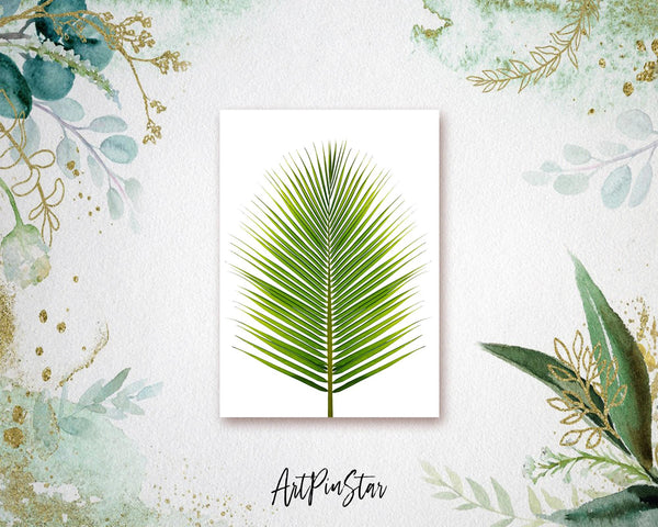 The Coconut Palm Leaves Botanical Garden Customized Greeting Card