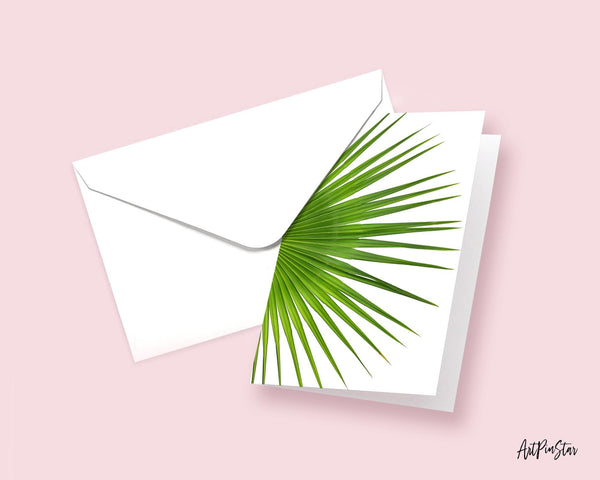 Palm Leaf Botanical Garden Customized Greeting Card