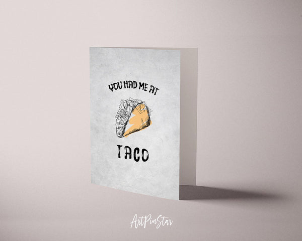 You had me at Hamburger Food Customized Gift Cards