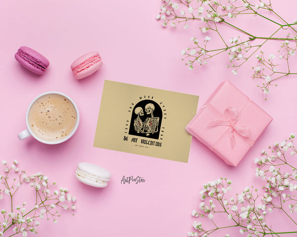 Be My Valentine, Love You More Every Year Customized Greeting Card