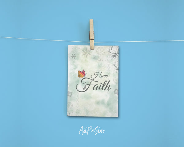 Have Faith Bible Verses Quote Customized Greeting Cards