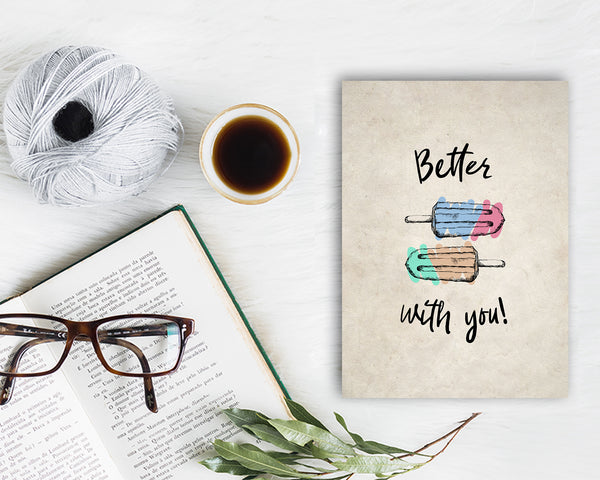 Better with you Food Customized Gift Cards