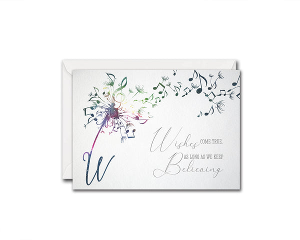 Inspiring Music Quote Letter W Symbol Wishes com true, as long as we keep believing