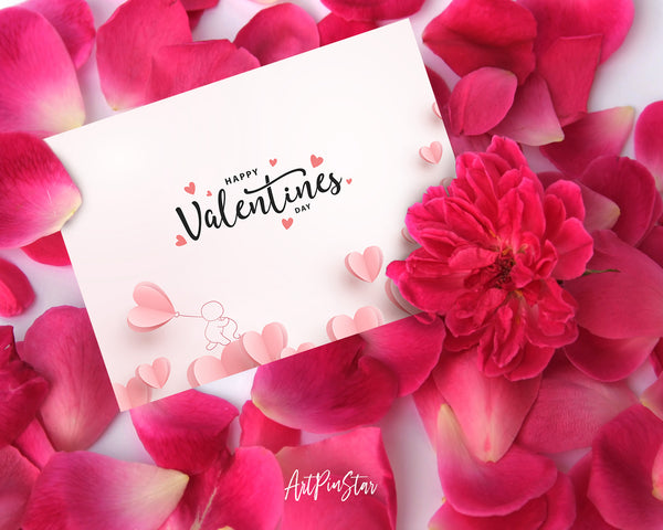 Valentine's Day Hearts Customized Greeting Card