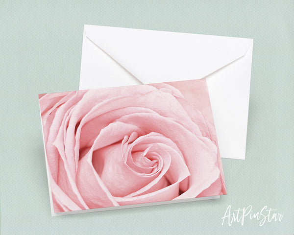 Rose Flower Photo Art Customized Gift Cards