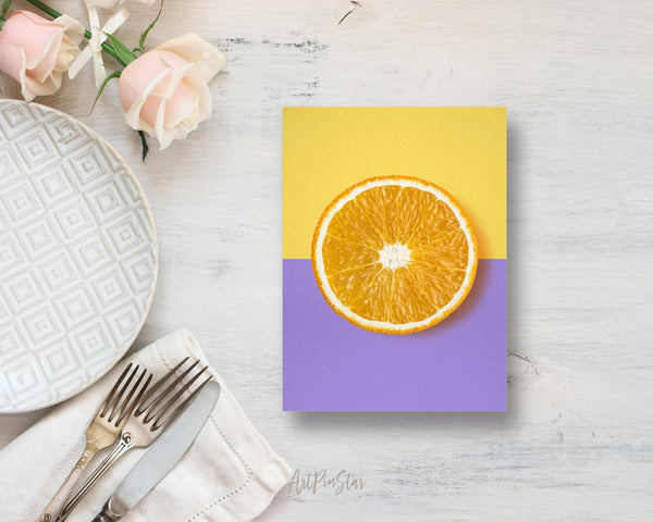 Kiwi Slice in Half Food Customized Gift Cards