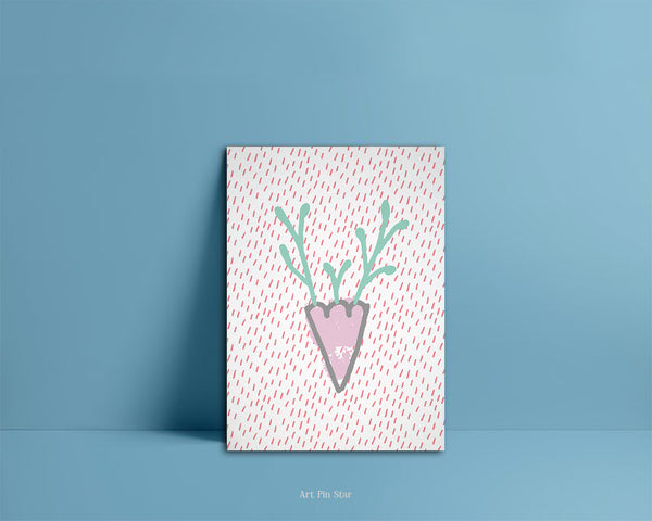 Alphabet Forest Letter V Animal Monogram Note Cards