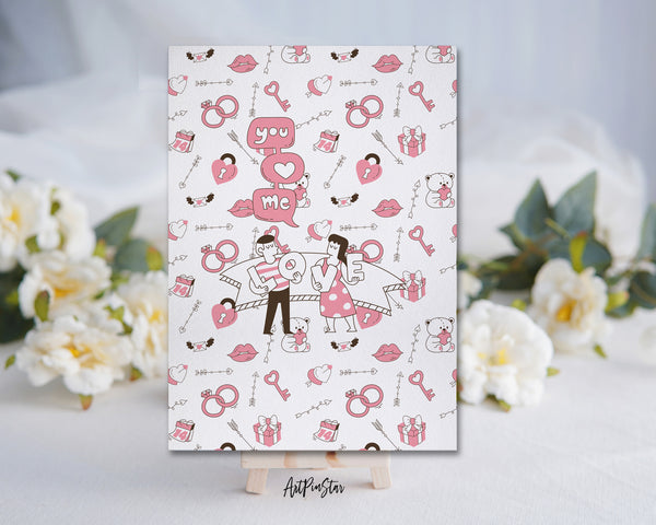 Love & Valentine's Day Customized Greeting Card