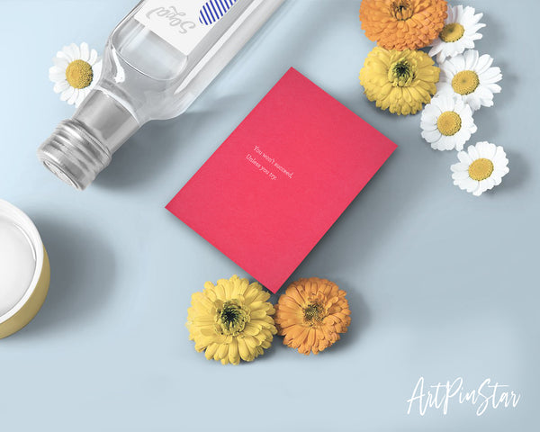 You won't succeed, unless you try Success Quote Customized Greeting Cards