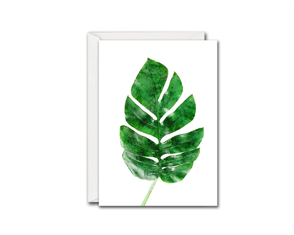 Tropical Palm Leaf Botanical Garden Customized Greeting Card