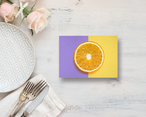 Kiwi Slice in Half Food Customized Gift Cards