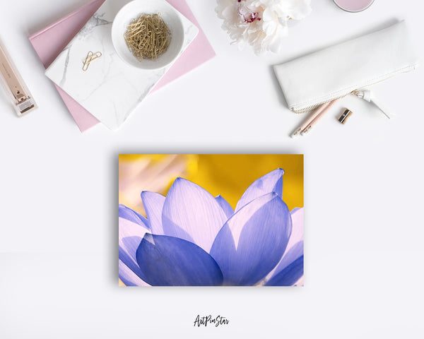 Lotus Flower Photo Art Customized Gift Cards