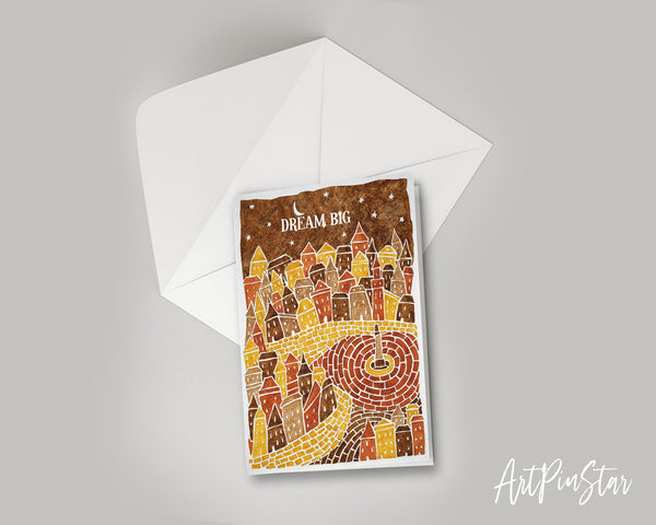 Dream Big Artwork Greeting Cards Personalized Art Prints Posters