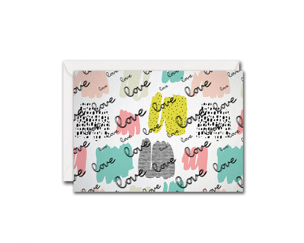 Love Friendship Customized Greeting Card