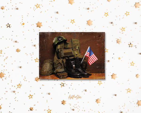 Veterans Day Remember Honor Never Forget USA Celebration Patriotism Protection Custom Holiday Greeting Cards