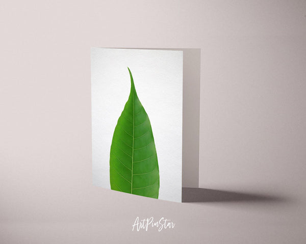 Green Leaf Botanical Garden Customized Greeting Card