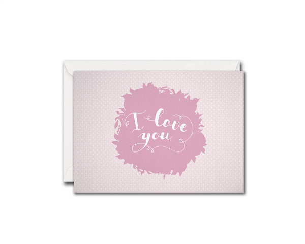 I love you Friendship Customized Greeting Card