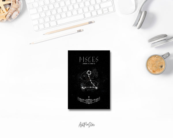 Astrology Pisces Prediction Yearly Art Horoscope Customized Gift Cards
