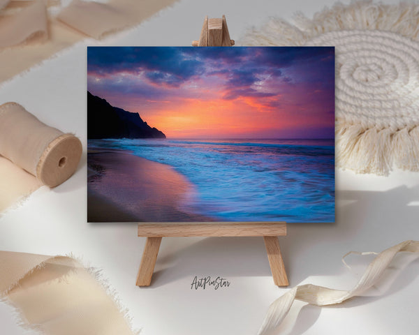 Beach Sunset Landscape Bible Greeting Cards