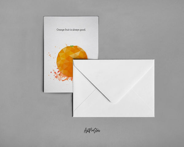 Orange fruit is always good Food Customized Gift Cards