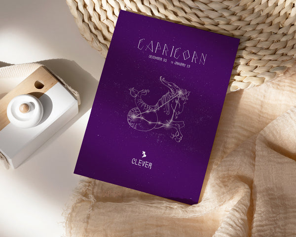Astrology Capricorn Prediction Yearly Horoscope Art Customized Gift Cards