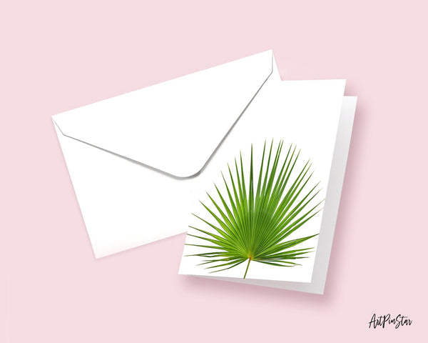 Palm Leaf Botanical Garden Customized Greeting Card