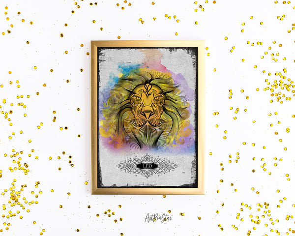 Horoscope Leo Prediction Yearly  Astrology Art Customized Gift Cards