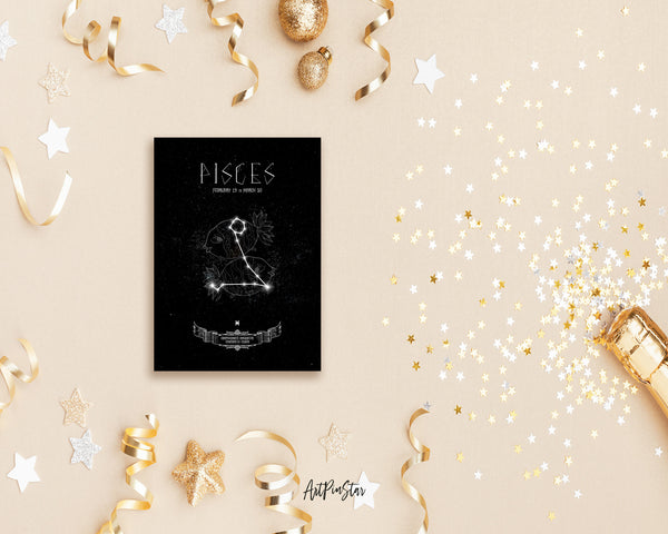 Astrology Pisces Prediction Yearly Art Horoscope Customized Gift Cards