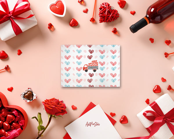 Valentine's Day Heart Customized Greeting Card