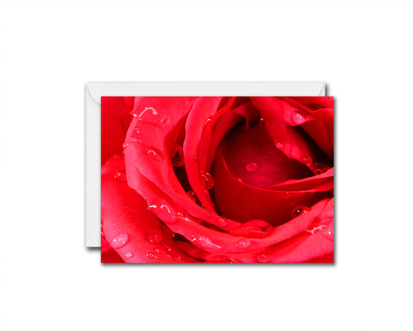 Rose Flower Photo Art Customized Gift Cards