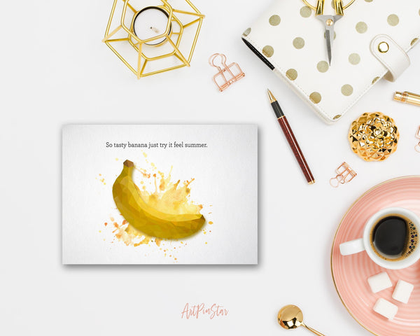 So tasty banana just try it feel summer Food Customized Gift Cards