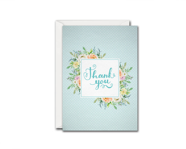 Thanks Watercolor Messages Note Cards