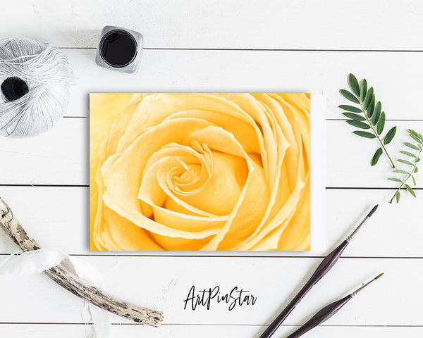 Rose Flower Photo Art Customized Gift Cards