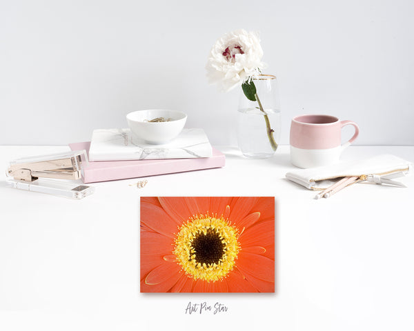 Gerbera Daisy Flower Photo Art Customized Gift Cards