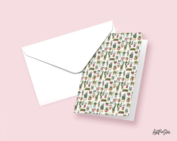 Potted Plants Botanical Garden Customized Greeting Card