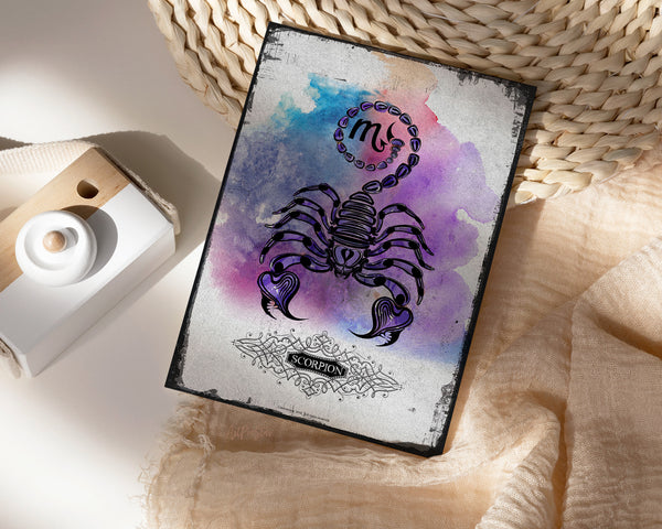 Horoscope Scorpio Prediction Yearly  Astrology Art Customized Gift Cards