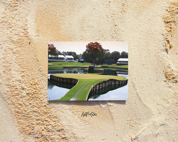 TPC Sawgrass Golf Course in Ponte Vedra Beach, Florida Landscape Custom Greeting Cards