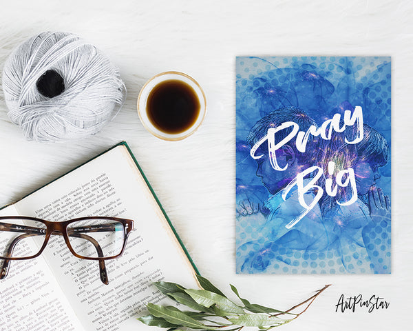 Pray Big Bible Verse Customized Greeting Card
