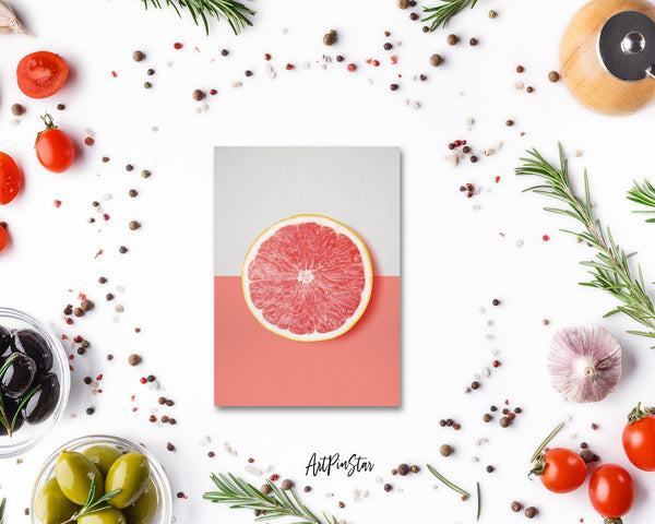Peach Slice in Half Food Customized Gift Cards