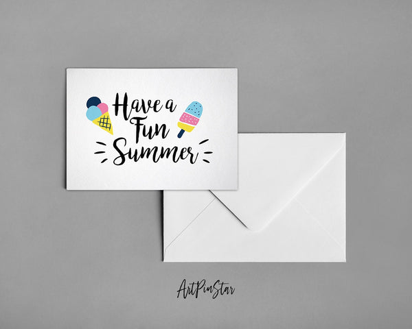 Have a fun summer Food Customized Gift Cards
