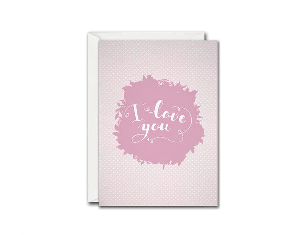 I love you Friendship Customized Greeting Card