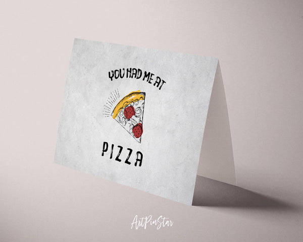 You are the apple of my pie Food Customized Gift Cards