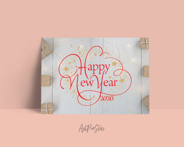 New Year 2020 Happy Customized Greeting Card