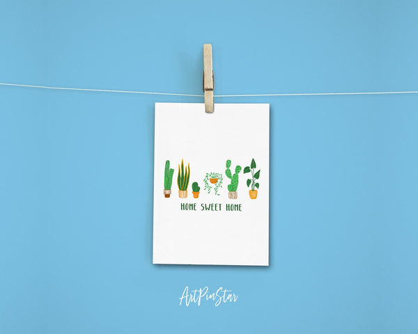 Home Sweet Home Botanical Garden Customized Greeting Card