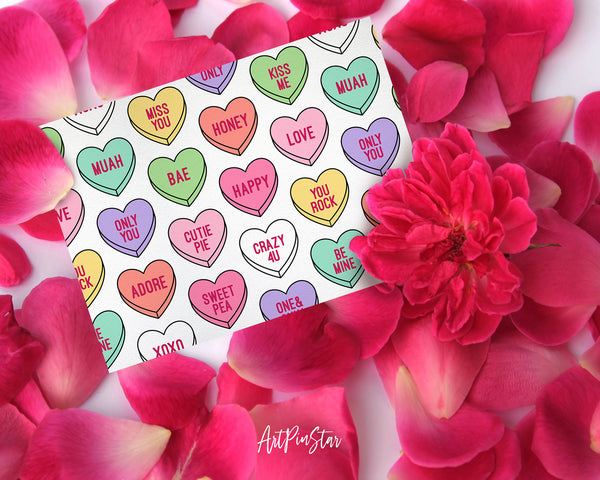 Valentine’s Day Sweets Heart Candy Customized Greeting Card